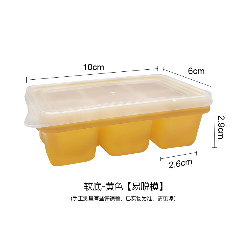 Silicone Ice Cube Tray with Lid