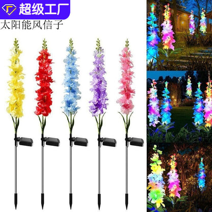 Solar Hyacinth Light Outdoor Waterproof Artificial Flower