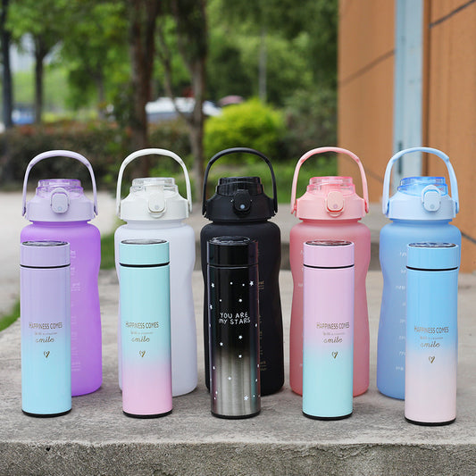 Plastic Insulated Bottle with Direct Drink