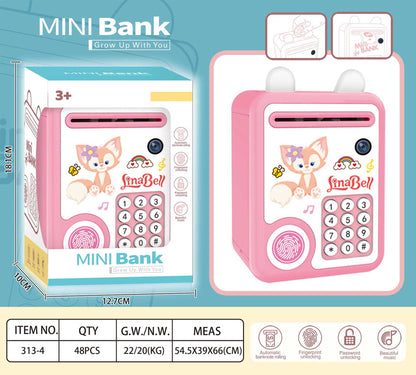 Fingerprint Money Bank, Password Safe for Boys and Girls