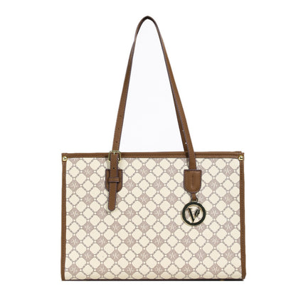 Printed letter texture portable tote bag female