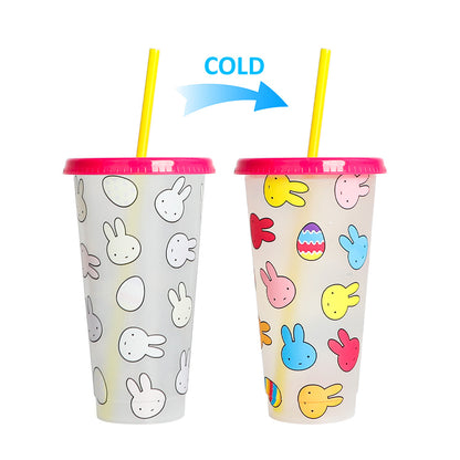 710Ml temperature-sensitive plastic color-changing cup