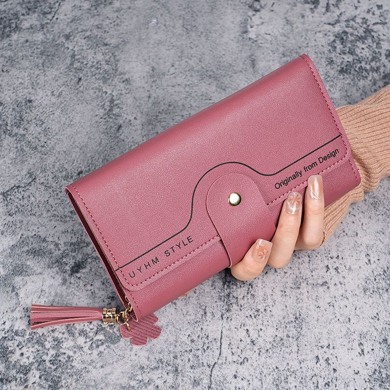 ins style, wallet, women's long style.