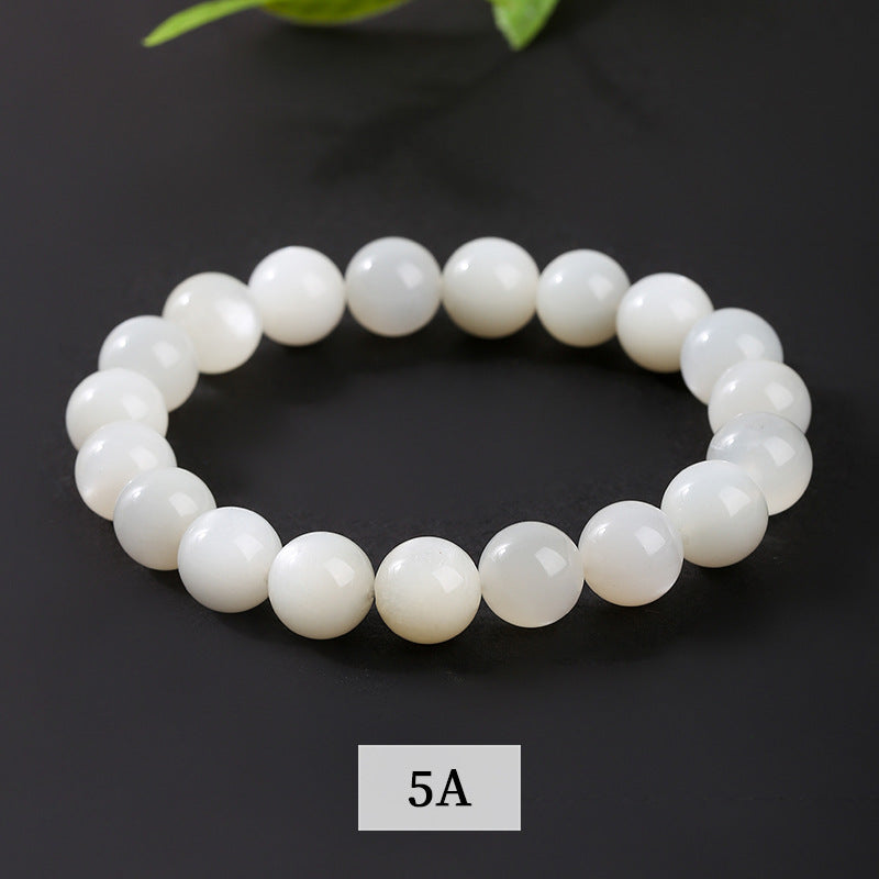 White Moonlight Bracelet Single Ring