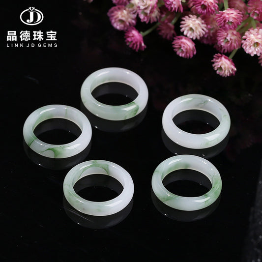 High quality imitation ice jade ring