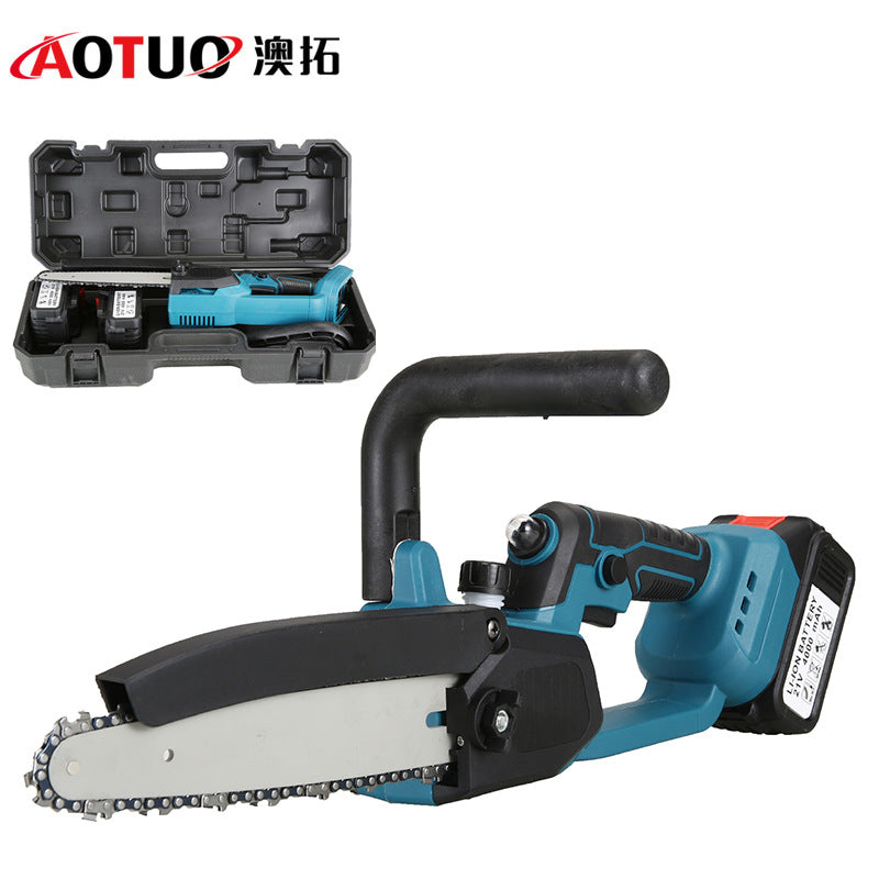 8-inch Li-ion Cordless Chainsaw Household Garden Mini Saw