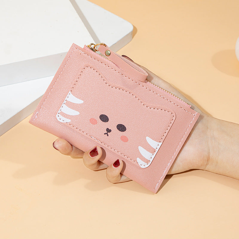 Cartoon cat multi-card card bag