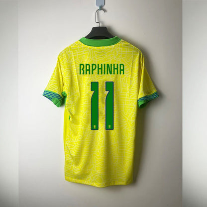 24 Brazil Home Away 10 Neymar 7 Vin¨ªcius Fan Jersey