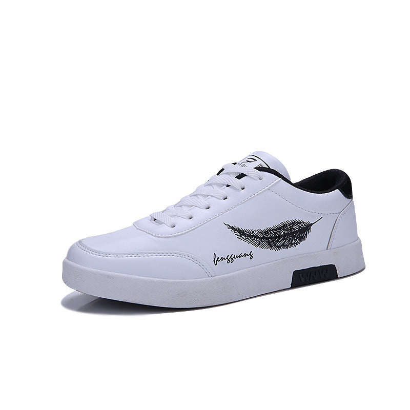 Korean-Style Student White Sneakers