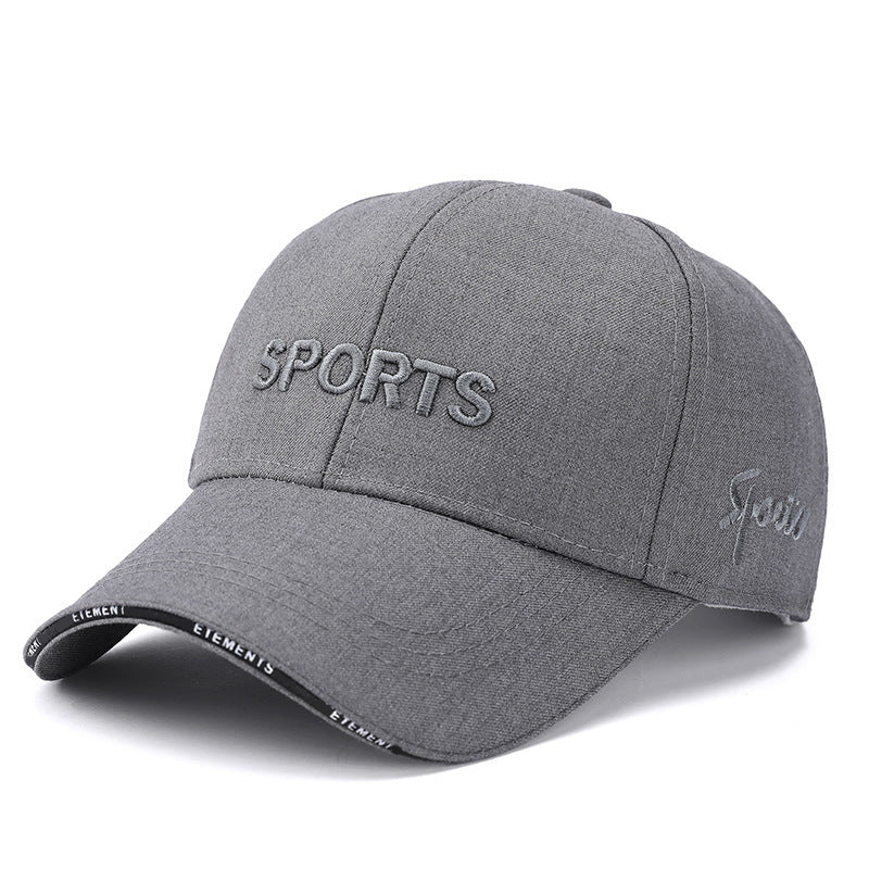 Letter Embroidered Sun Protection Baseball Cap