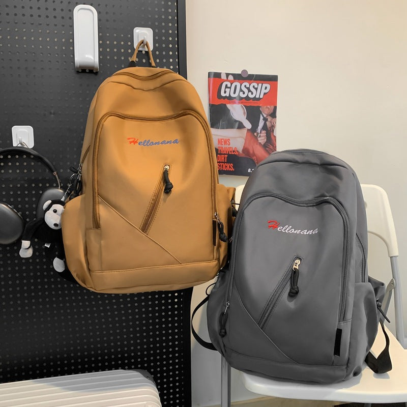 Simple backpack for high school students