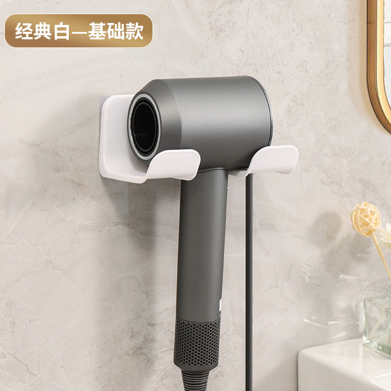 Hair Dryer Holder, No-Drill Wall Mount for Bathroom