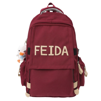 Alphabet school bag, casual backpack