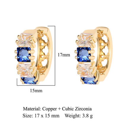 Advanced copper-sensitive zircon ear buckle