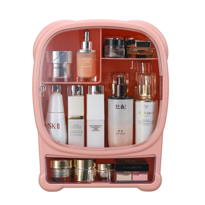 Wall-Mounted Large Capacity Makeup Organizer