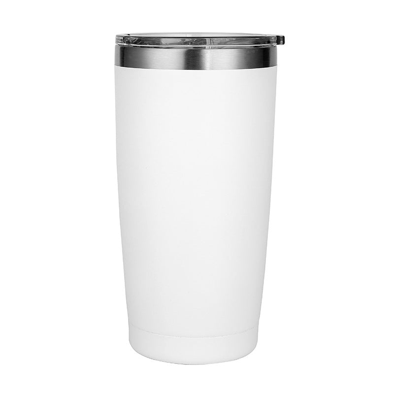 304 double-layer stainless steel thermos cup printed logo