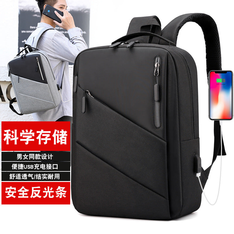 USB charging men's business backpack