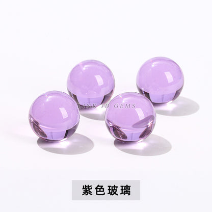 30Cm opal crystal ball powder crystal transparent glass beads