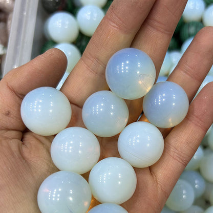 20mm natural stone crystal agate ball crystal round beads crafts