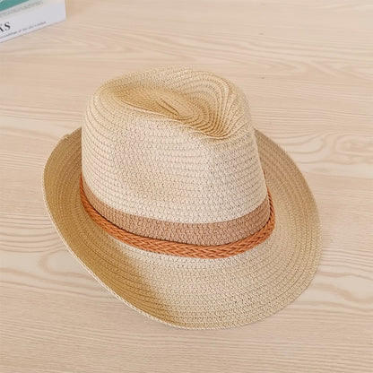 Fall New British Jazz Straw Cross-Border UV Sun Hat Travel