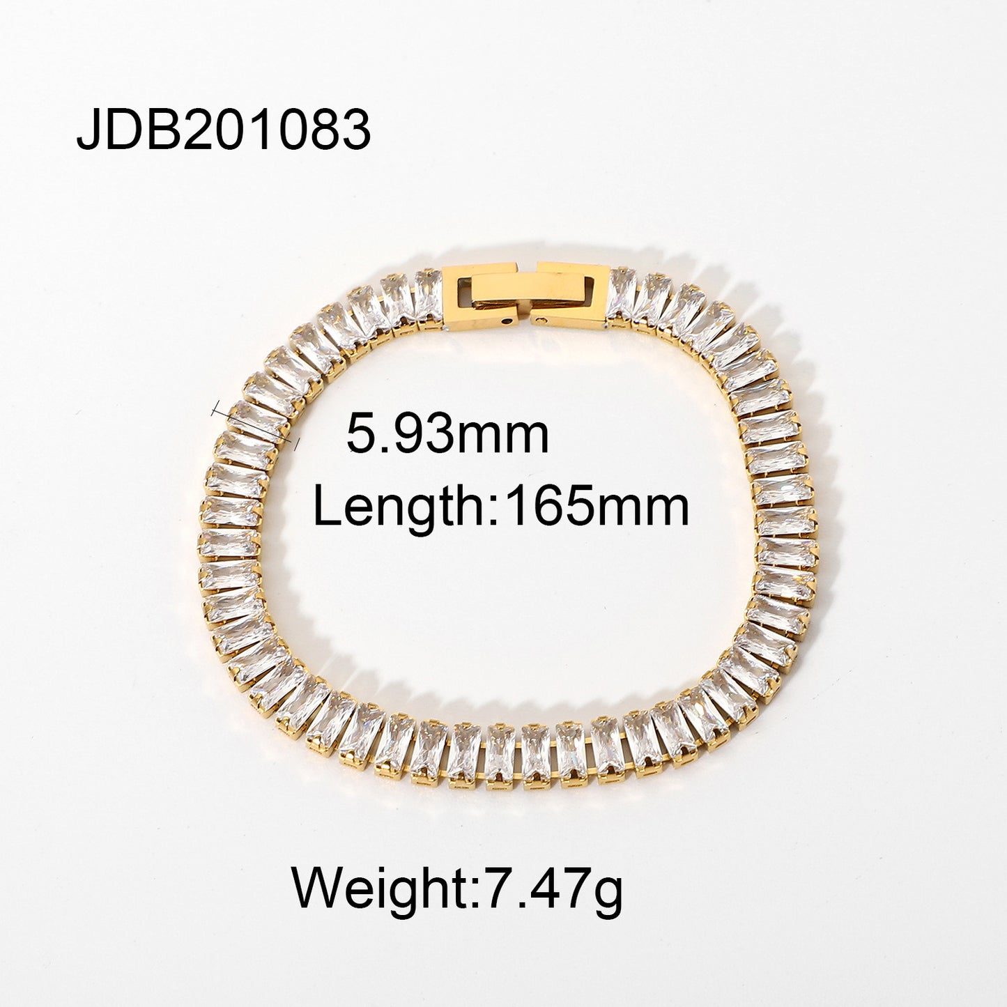 Women's zircon bracelet