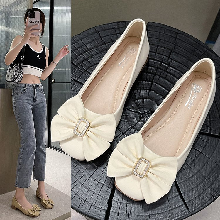 Flat-bottomed butterfly section small single shoes