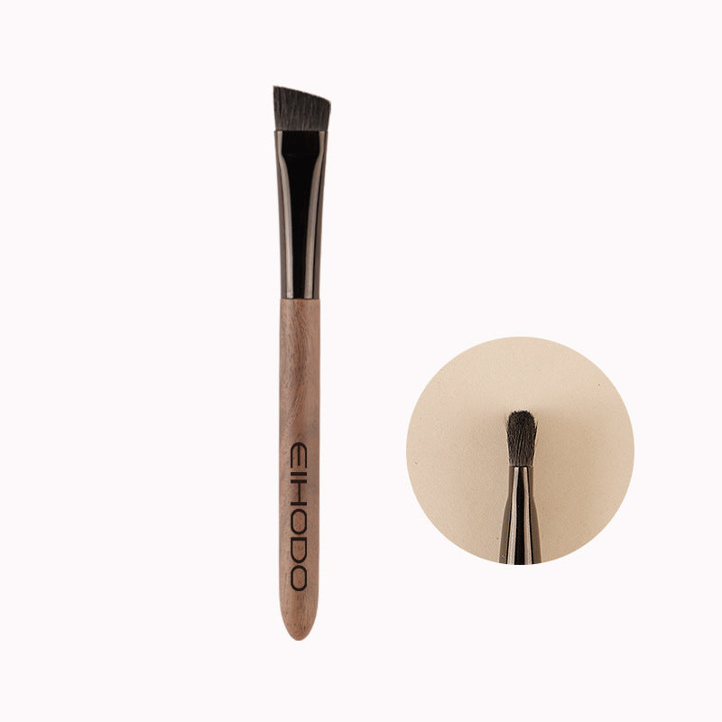 Animal Hair Large Angled Brow Brush