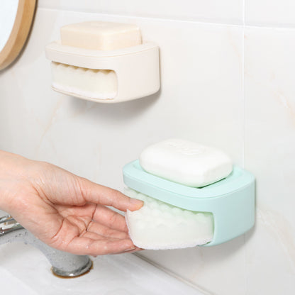 Wall-Mount Sponge Soap Holder No-Drill