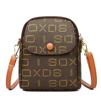 Printed shoulder women's bag