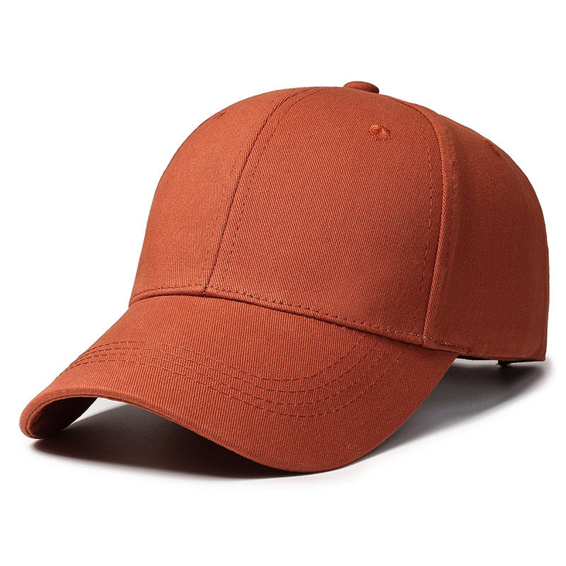 Plain Logo Embroidered Sun Protection Cap