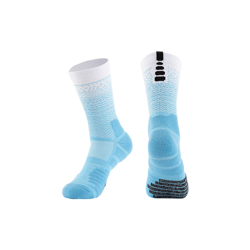 Mid-Calf Basketball Socks Thick Towel Bottom