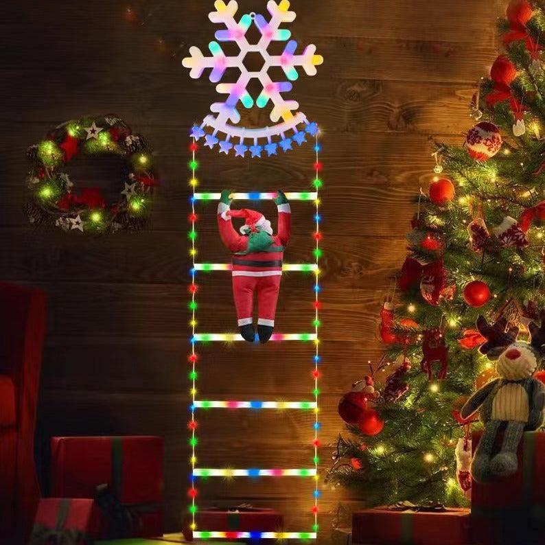 Santa Claus Ladder Light