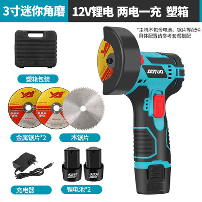 New lithium battery 3 inch angle grinder, grinder, small angle grinder mini, handheld grinder, power tools