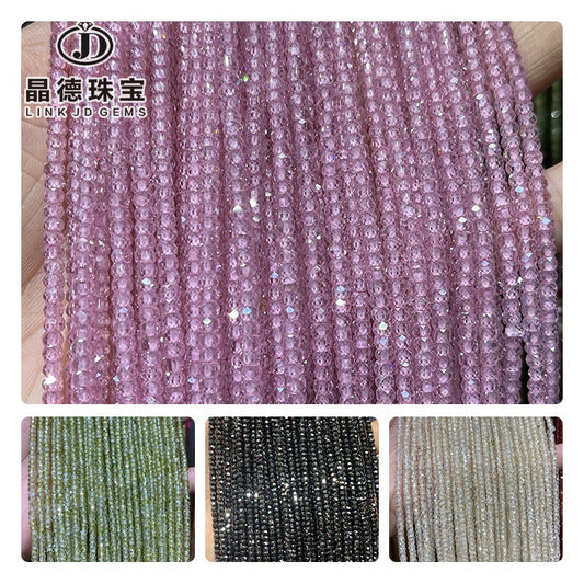 2 * 3Mm Jingde Jewelry Section Zircon Abacus Beads