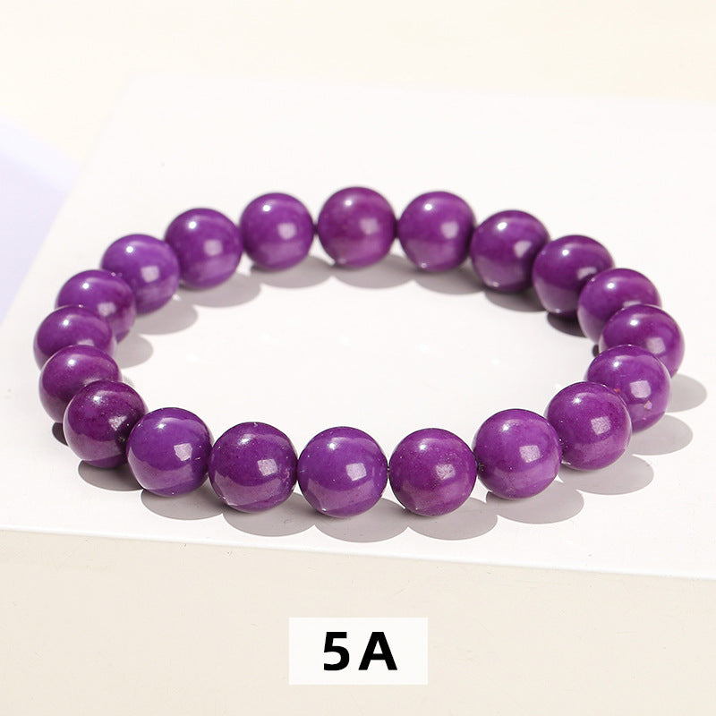 5A Natural American Purple Mica Bracelet