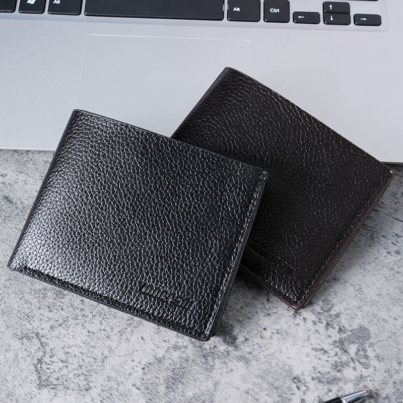 Simple pu leather wallet