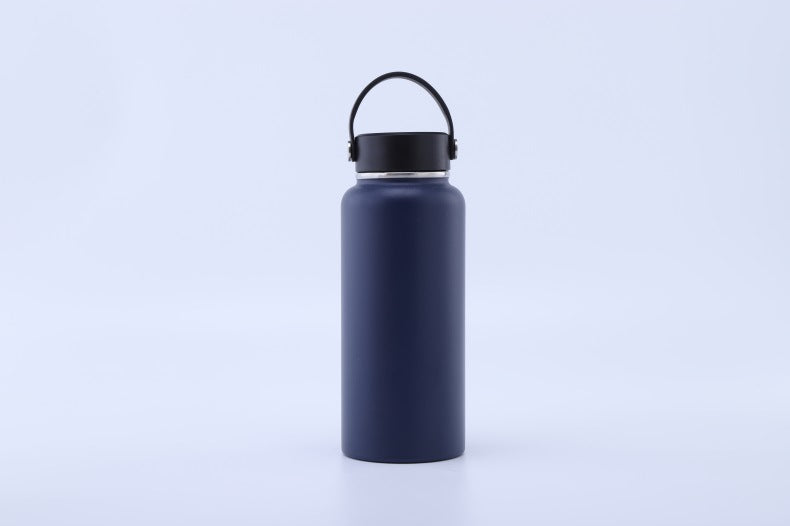 Powder-Coated 304 Stainless Steel Water Bottle, Outdoor Portable