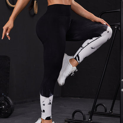 Euro High-Waist Butt-Lifting Seamless Yoga Pants