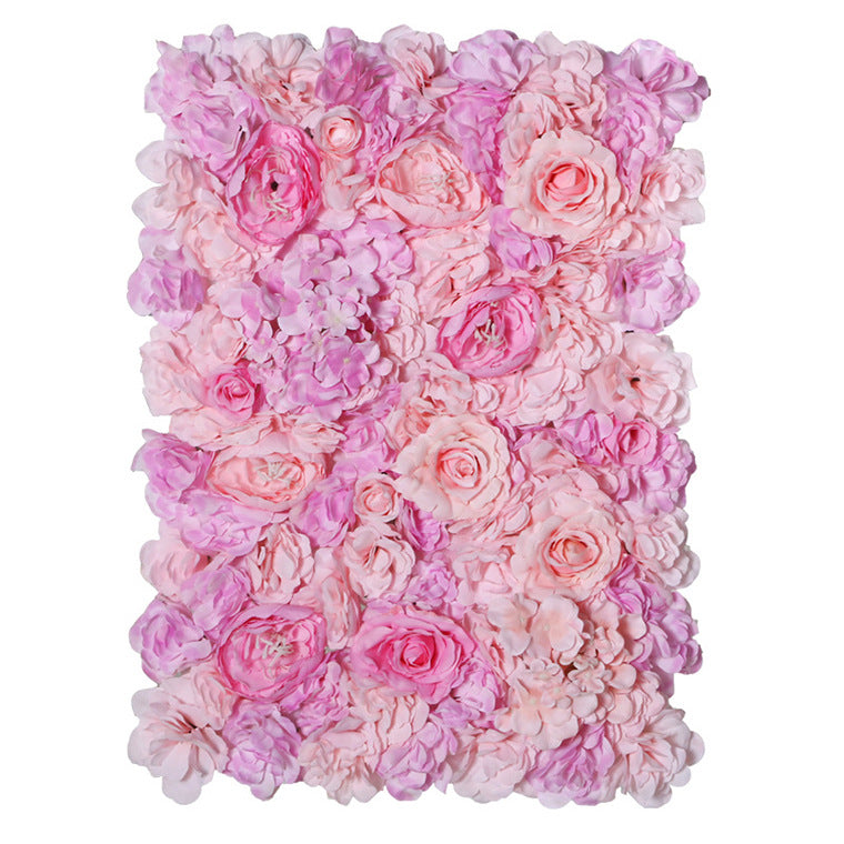 Rose Hydrangea Artificial Flower Wall Wholesale