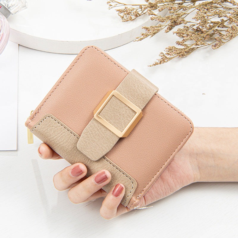 Wallet women's short Korean version