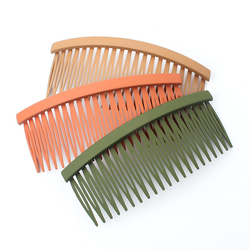 No-Trace Anti-Slip Hair Comb, 21 Teeth, Hair Clip, Fringe Fixing