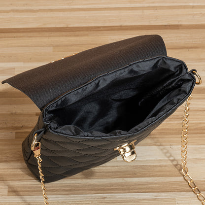 Classic printed chain shoulder bag mobile phone bag