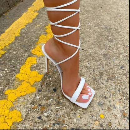 Sandals anklet strap stiletto