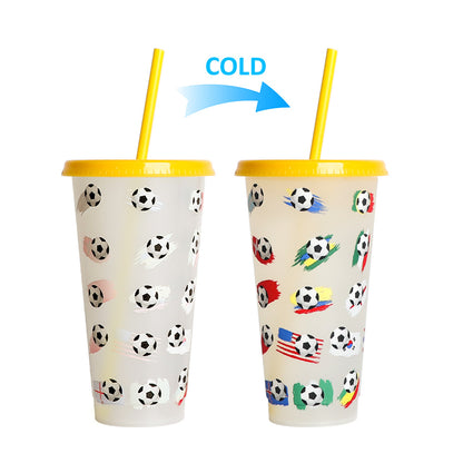 710Ml temperature-sensitive plastic color-changing cup