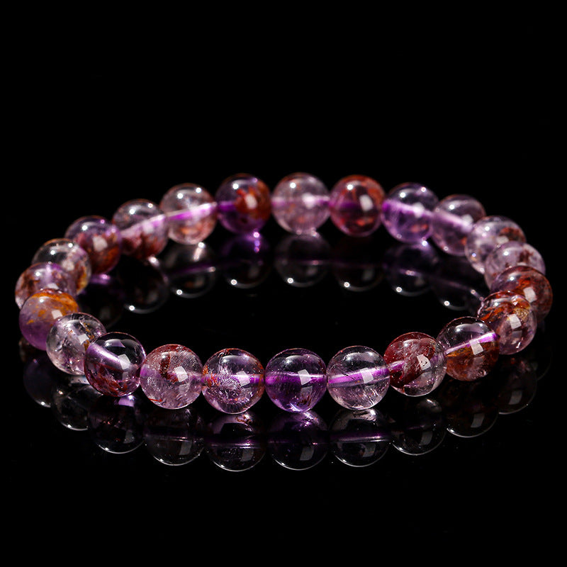 Natural purple ghost bracelet.