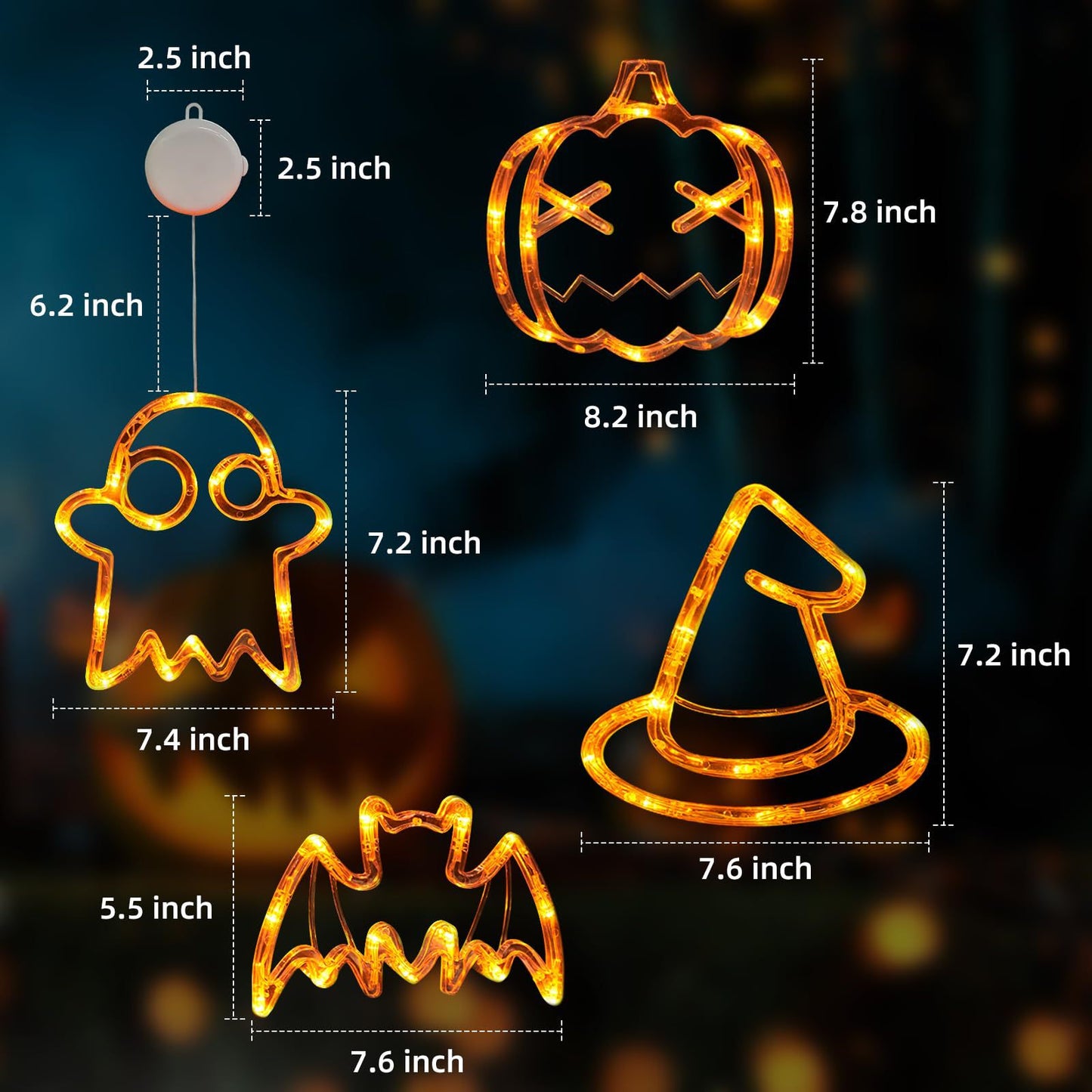 Halloween light string holiday party led lights