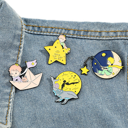 Cartoon Little Prince Metal Pin