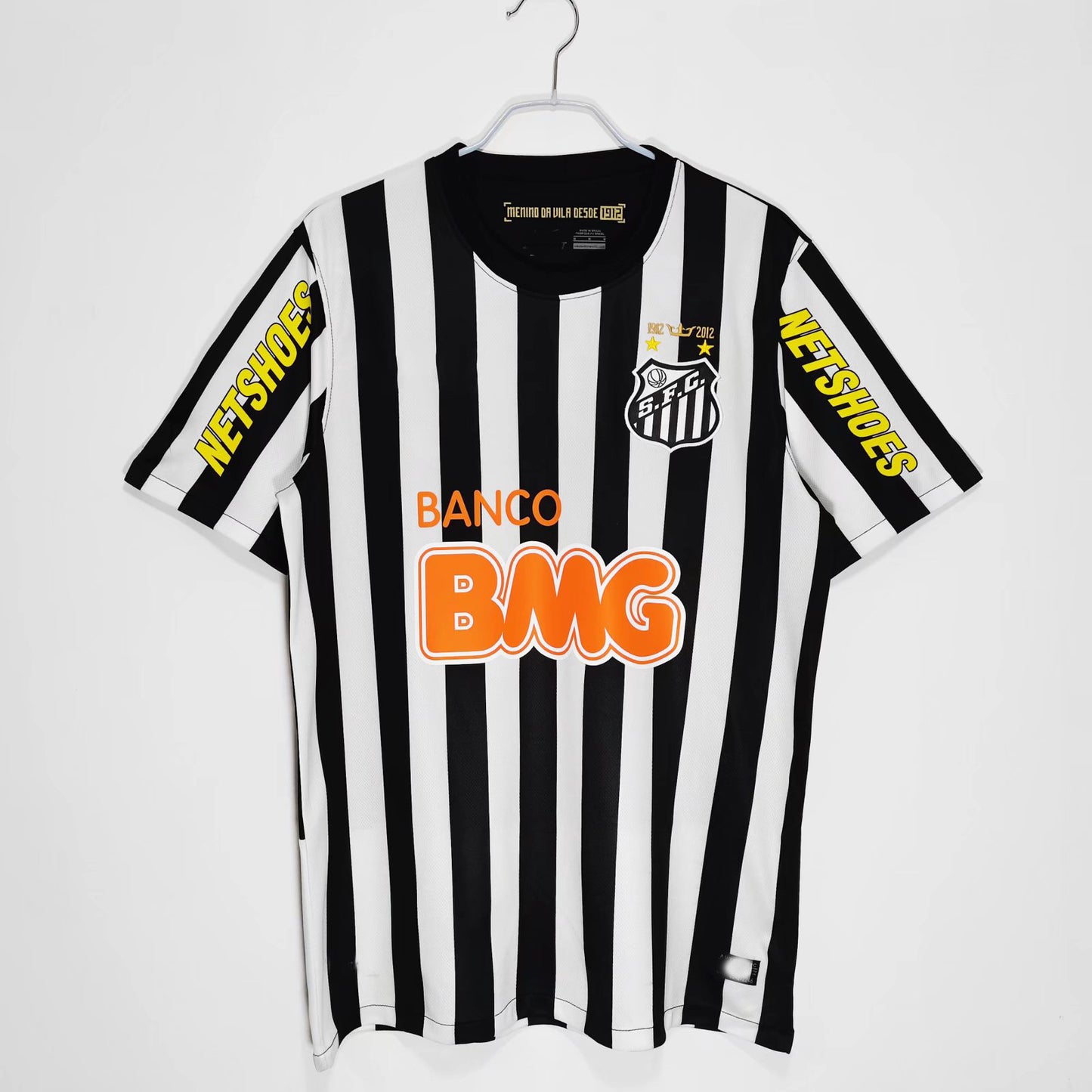 12-13 Santos Retro Home Away 11 Neymar Short Sleeve