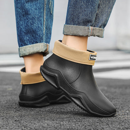 Fashion couple rain shoes