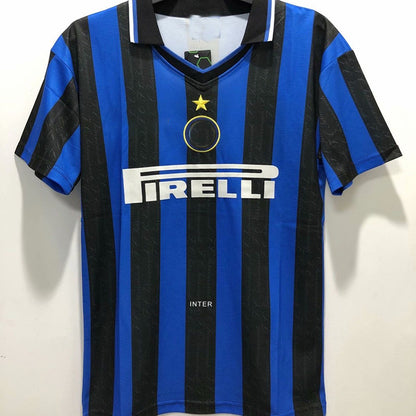 97-98 Inter 10 Ronaldo Zamorano Djorkaeff Home/Third Jersey